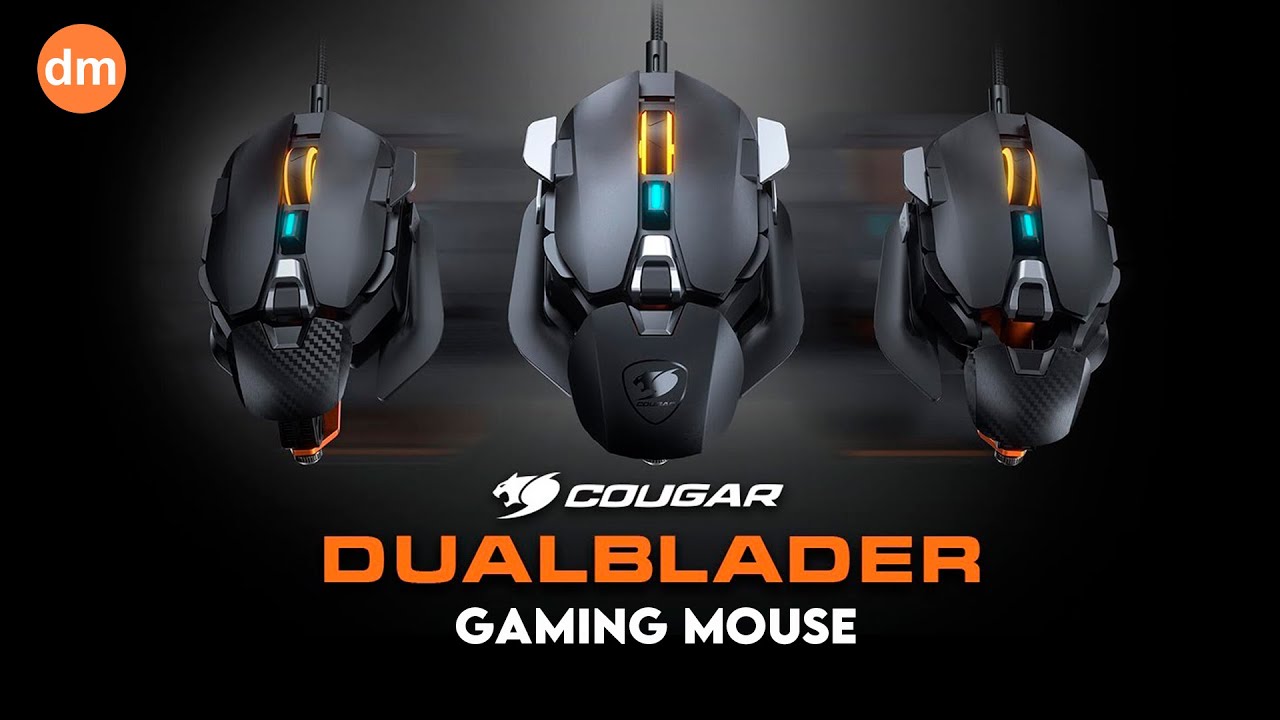 Cougar Dualblader Gaming Mouse | PMW3389 Sensor | 16000 DPI Precision | Direct Macro