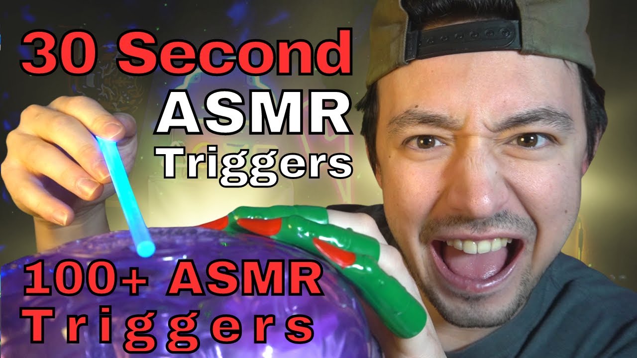 ASMR | 30 Second ASMR Triggers 🔥 | 100+ ASMR Triggers❗| ⚡ Fast & Unpredictable ASMRT