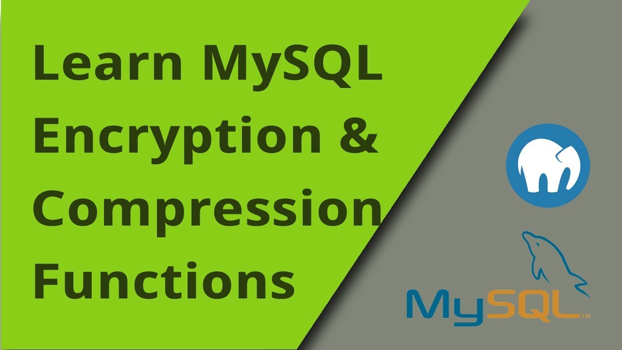 Изучение MySQL: шифрование, хеширование и сжатие