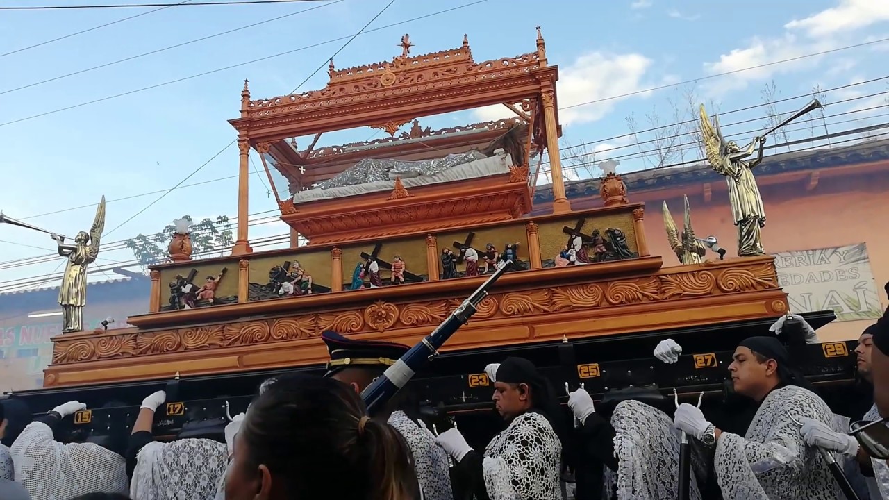 Santo Entierro de Cristo de Sonsonate 2019. Marcha Fúnebre Réquiem. [ES]