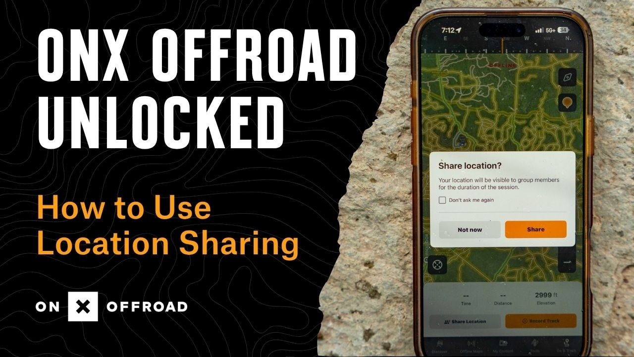Как поделиться своим местоположением с группой | onX Offroad Unlocked