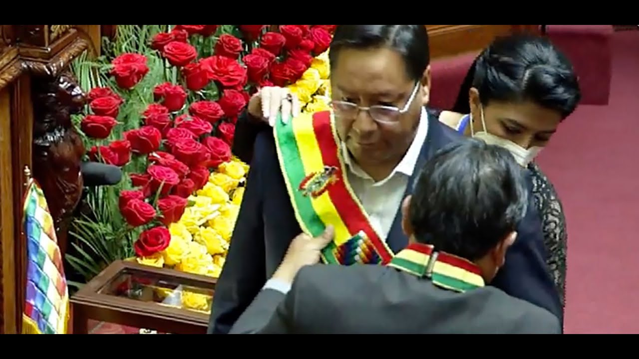 Luis Arce jura como presidente de Bolivia