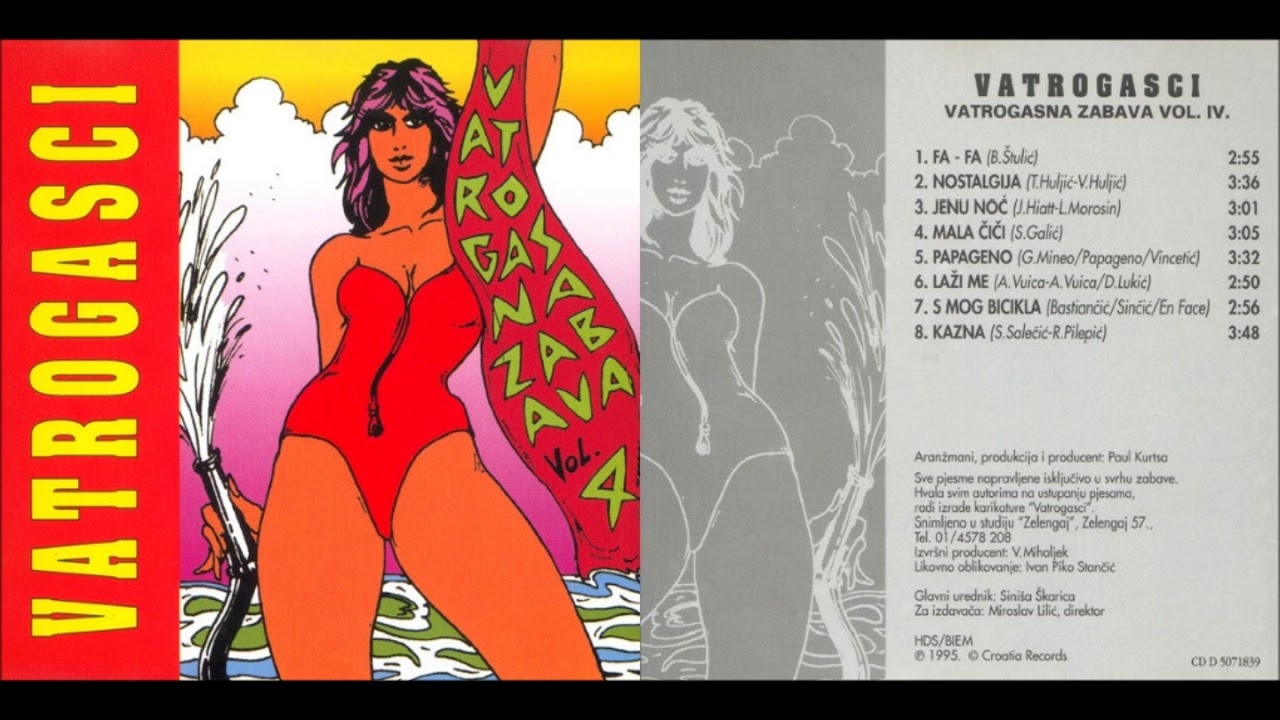Vatrogasci -  Vatrogasna zabava vol. 4  (1995.g)