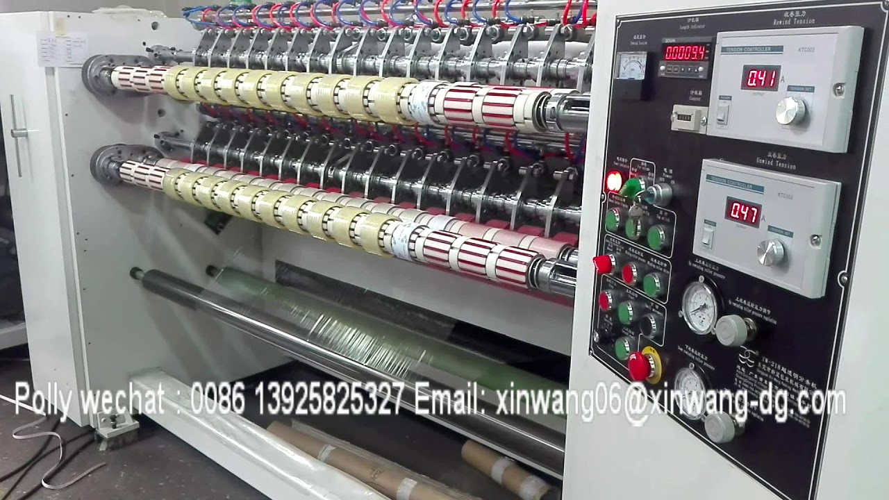 Super Clear BOPP Gum Tape no air buble stationery tape slitting machine  whatsapp 0086 13925825327