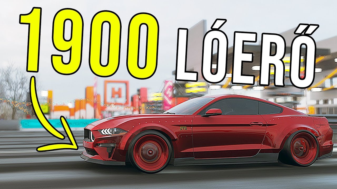 1900 L&oacute;erős DRAG MUSTANG a Forz&aacute;ban !