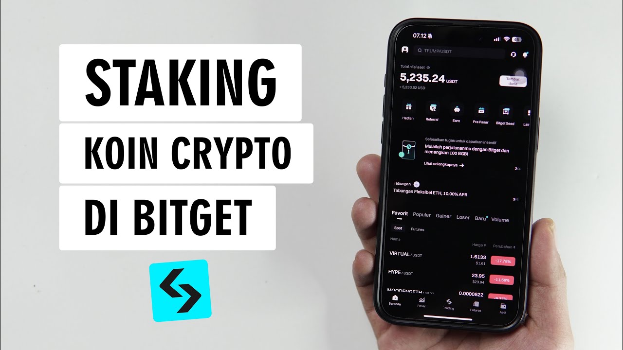 How to Stake Crypto Assets on the Bitget App