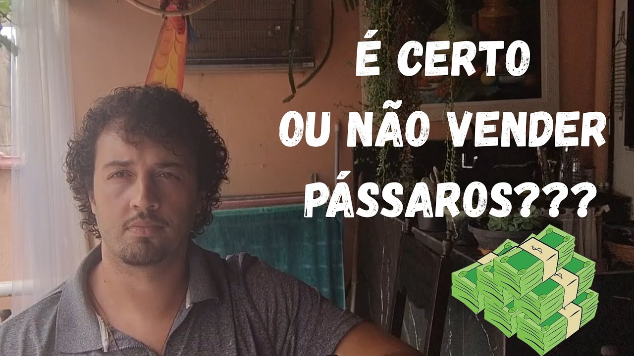 Por que a lei não permite que o criador amador venda aves?