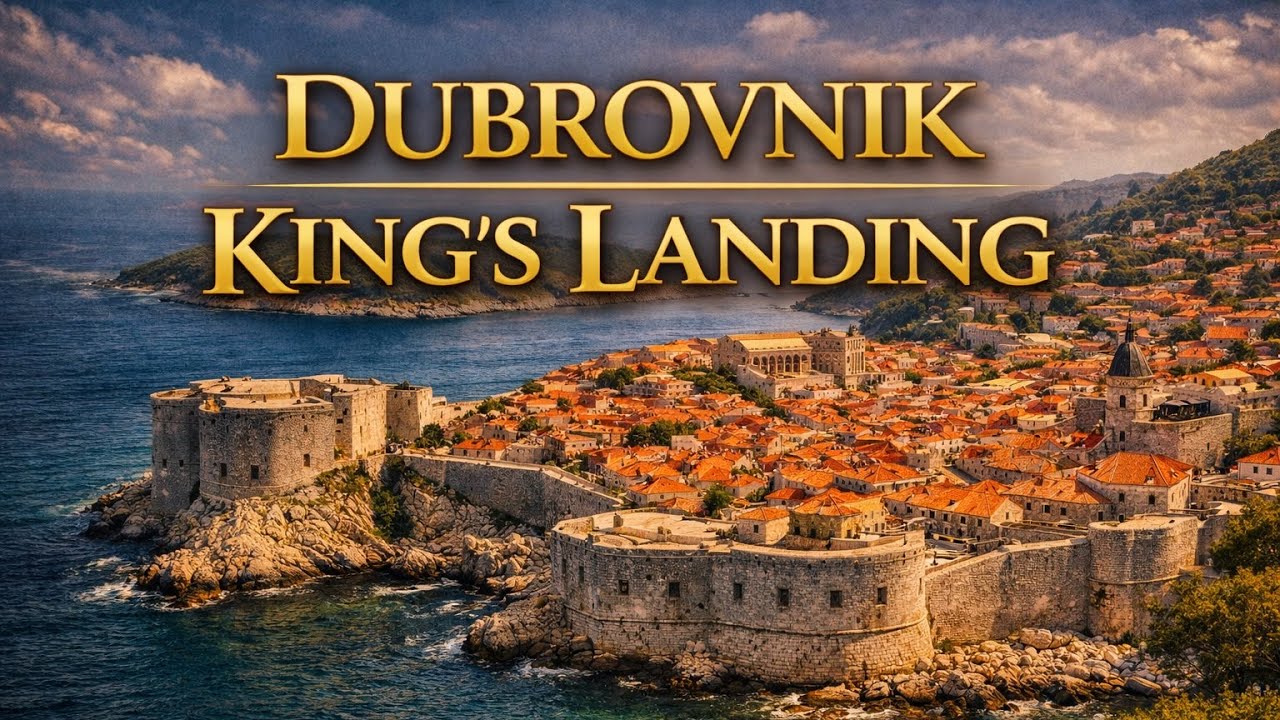 Walk Through King’s Landing | Dubrovnik 4K Walking Tour | Game of Thrones Locations