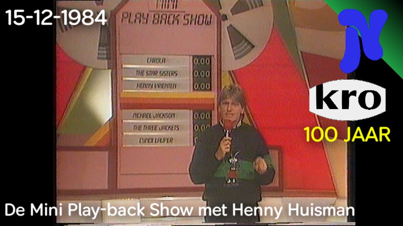 KRO - De Mini Play-back Show (15-12-1984)