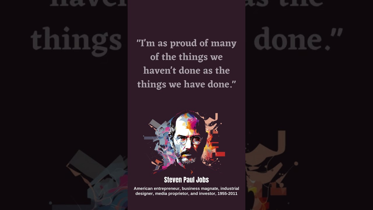 Think Different: Steve Jobs' Inspiring Words on Innovation