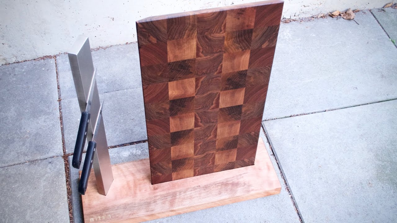 изготовление основы для разделочную доску (грецкий орех)