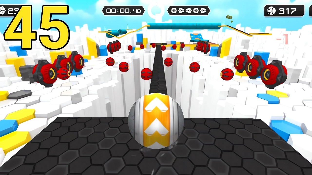 GyroSphere Trials‏ - SpeedRun Gameplay Level 6 - 49