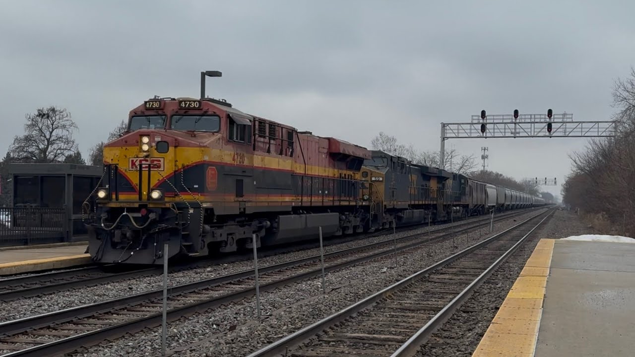 Kansas City Southern CSX Heritage Unit | Naperville Station