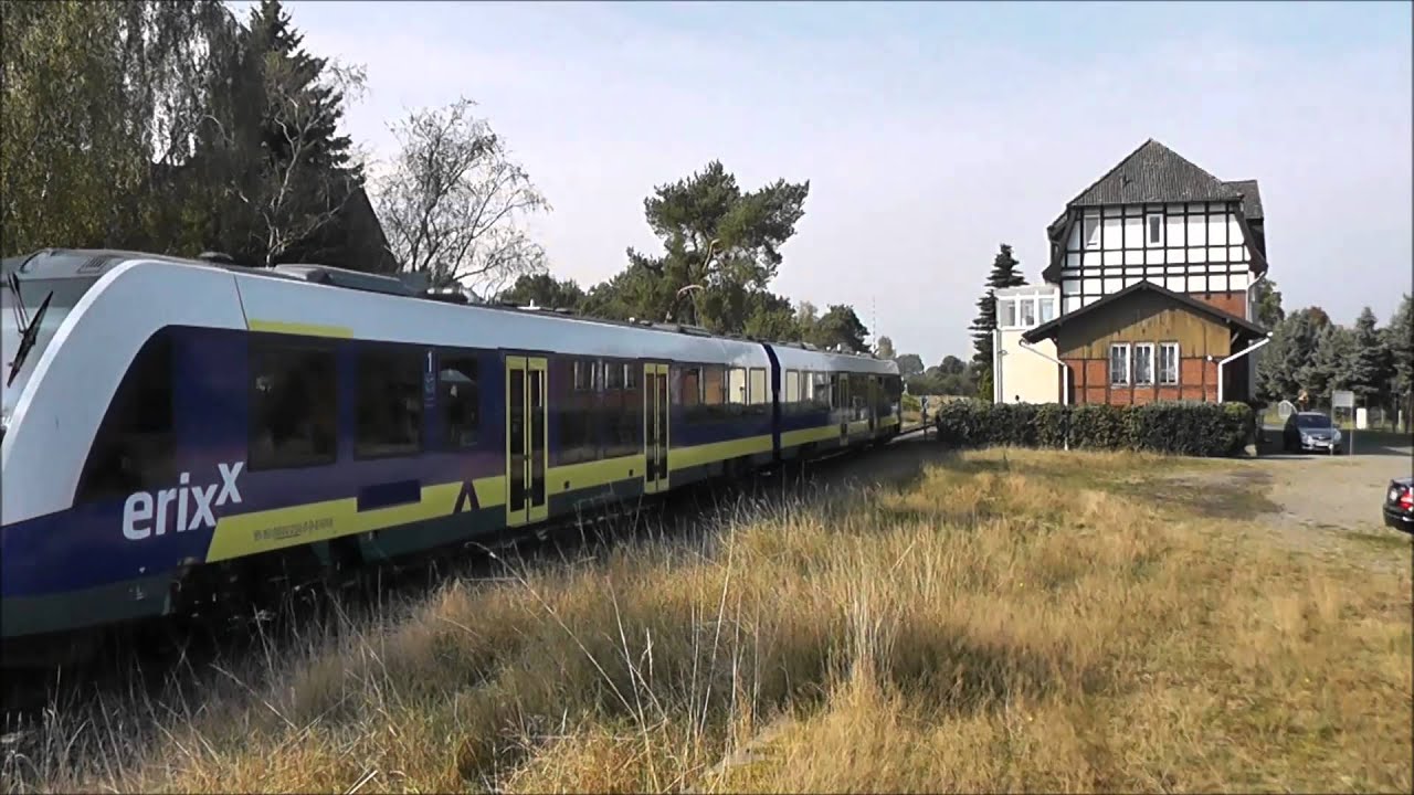 Erixx-Präsentation im Wendland - Fahrt auf der Jeetzeltalbahn