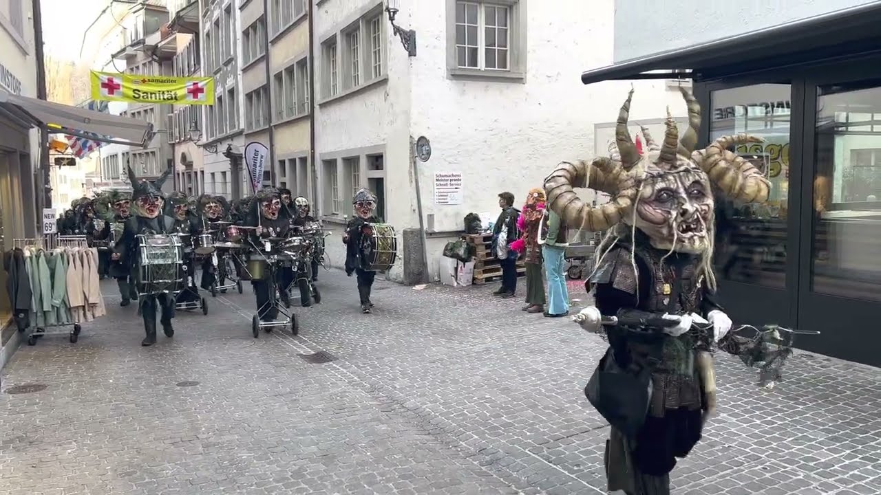 RüssSuuger Ämme - Fasnacht Luzern 2023 - Rhythmus Marsch 2