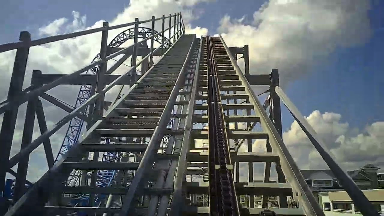 Wild Waves Full Front Row POV | Ocean City NJ | Playland’s Castaway Cove