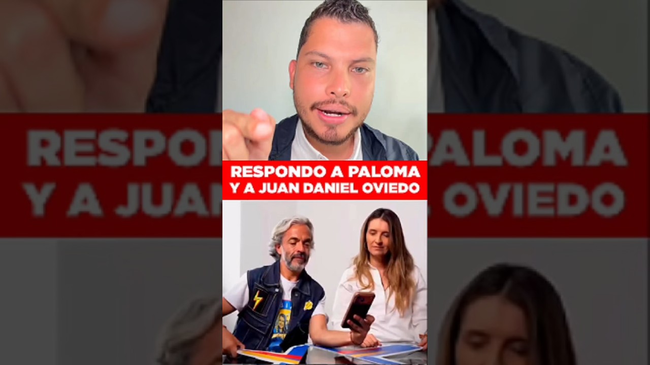 🚨 Respondo a Paloma Valencia y Juan Daniel Oviedo por Romper el M&aacute;s