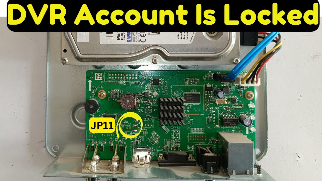 Hikvision DVR Password Reset 2025 - DVR Account Has Been Locked