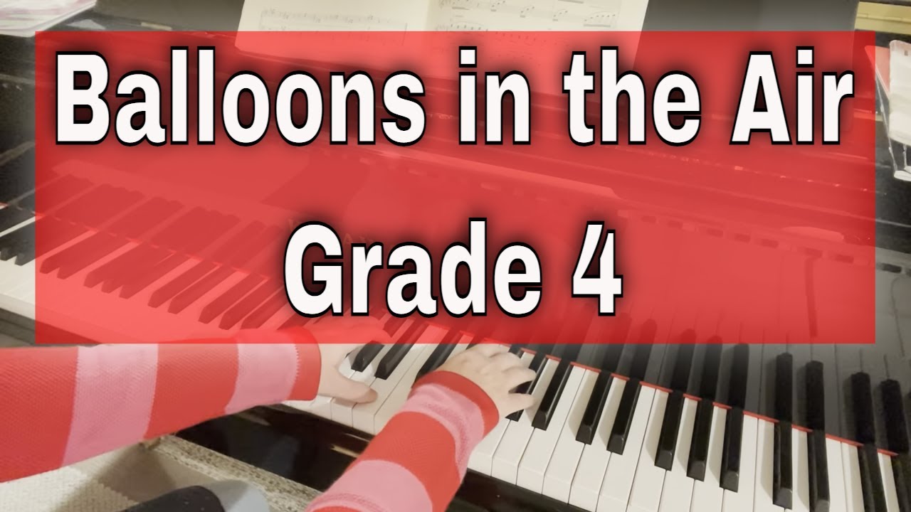 Balloons in the Air by Borislava Taneva  |  Trinity piano grade 4 2021 - 2023 TCL