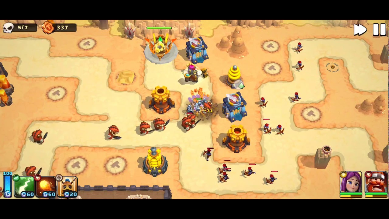 Let's Play - Wild Sky TD, Level 2-6 - Ancestor's Valley, Deadwood Desert