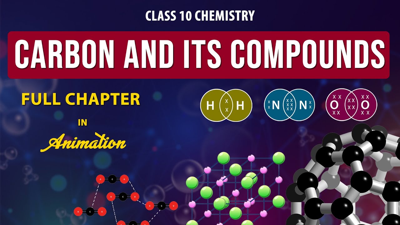 carbon and its compounds Full Chapter in Animation | NCERT class 10 chemistry