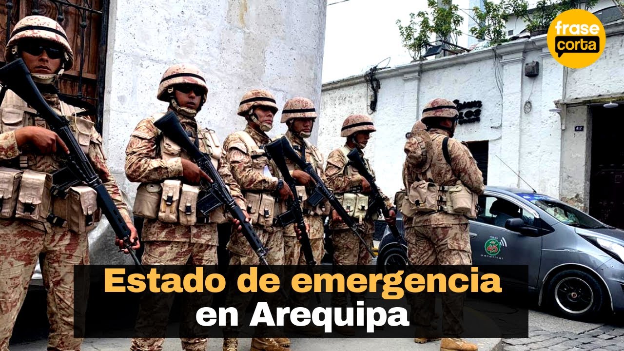 Estado de Emergencia en Arequipa (Día 1)