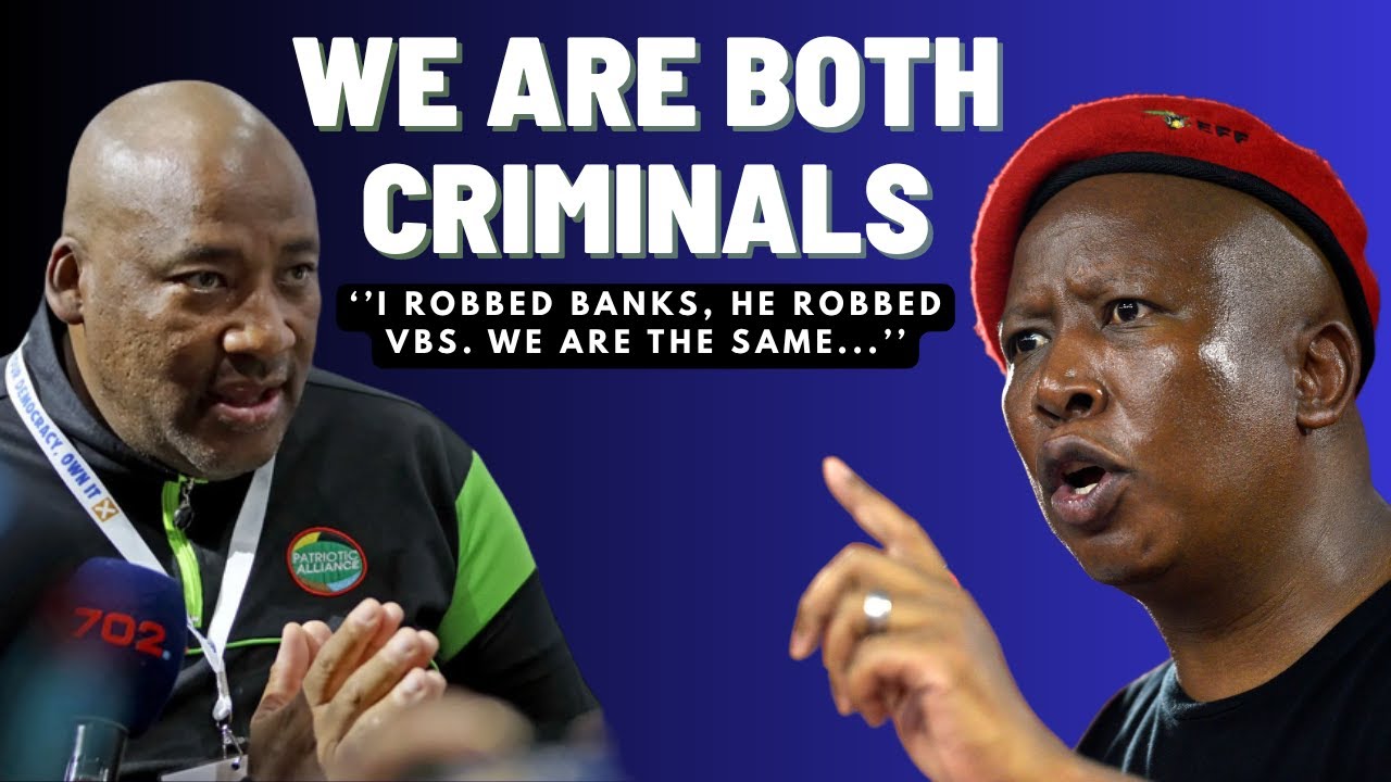 Gayton: I Robbed Banks, Malema Robbed VBS—We’re Same!