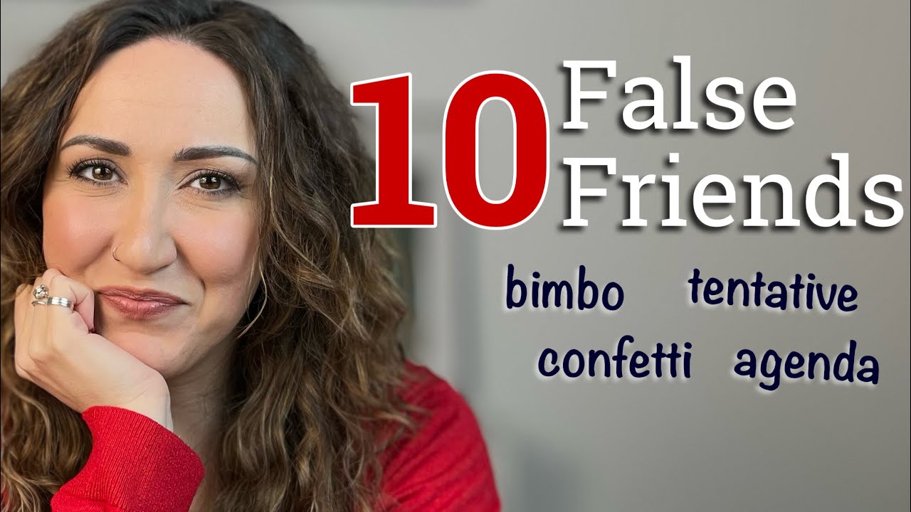 10 False Friends | Miriam Romeo English Coach
