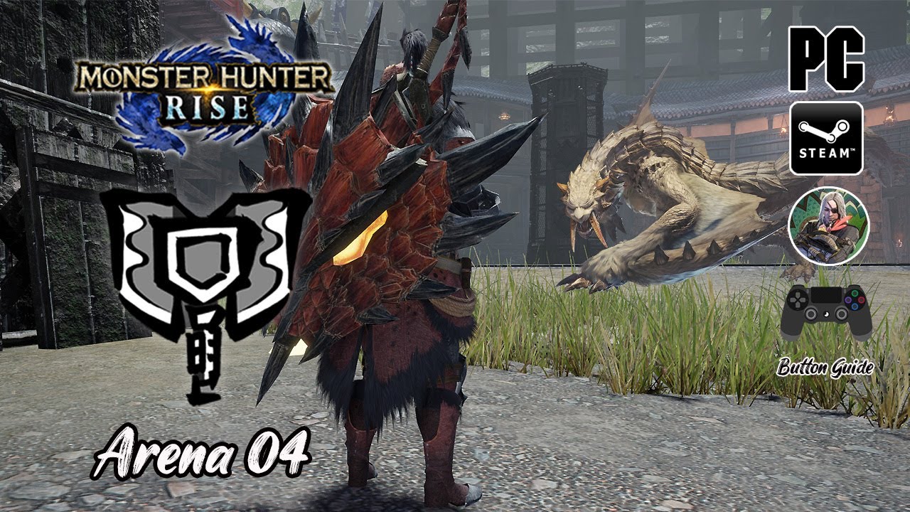 MH Rise【PC】| Arena 04 Barioth 1'28 Solo Charge Blade