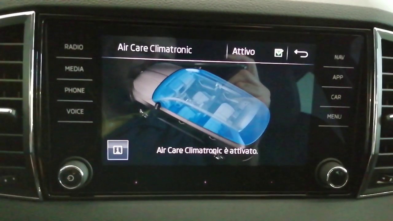Skoda Climaautomatico Air Care: un aiuto in più per difendersi in auto da coronavirus