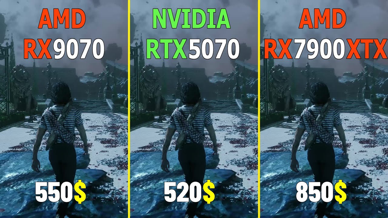 Test RX 9070 vs RTX 5070 vs RX 7900 XTX Test in 10 GAMES Native - RT - DLSS/FSR