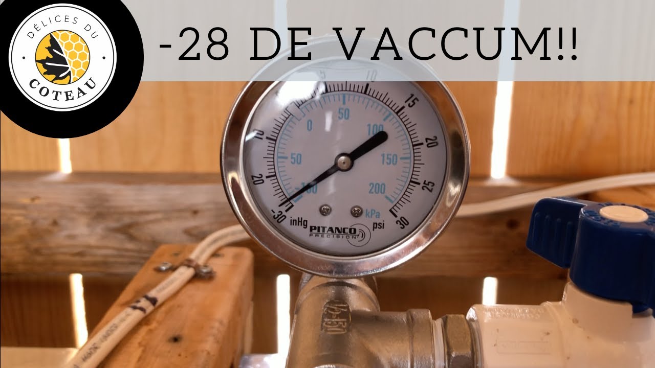 WOW! Pompe Shurflo à -28 de vaccum sur tubulure 3/16