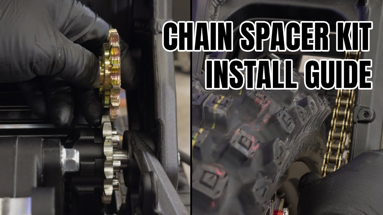 Wide Tire Chain Spacer Kit Install - E-Ride Pro & Surron (Step-by-Step Guide)