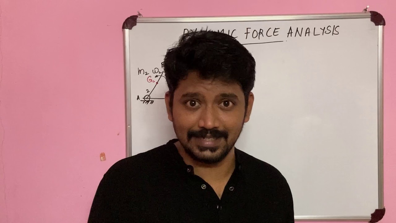 Dynamic Force Analysis of a four bar mechanism (graphical method) Part 1,Velocity & acceleration dia