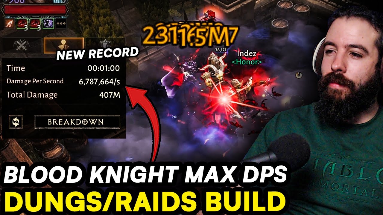 S-TIER Blood Knight Build Broke My DPS Record! (Dungeons & Raids)