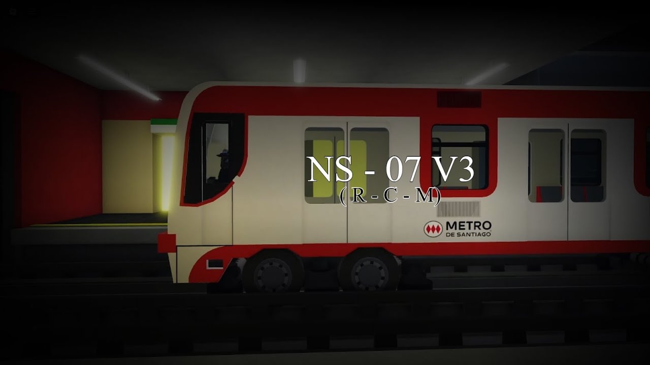 NS - 07 V3 En Roblox | Metro De Santiago Línea 1 (R - C - M)