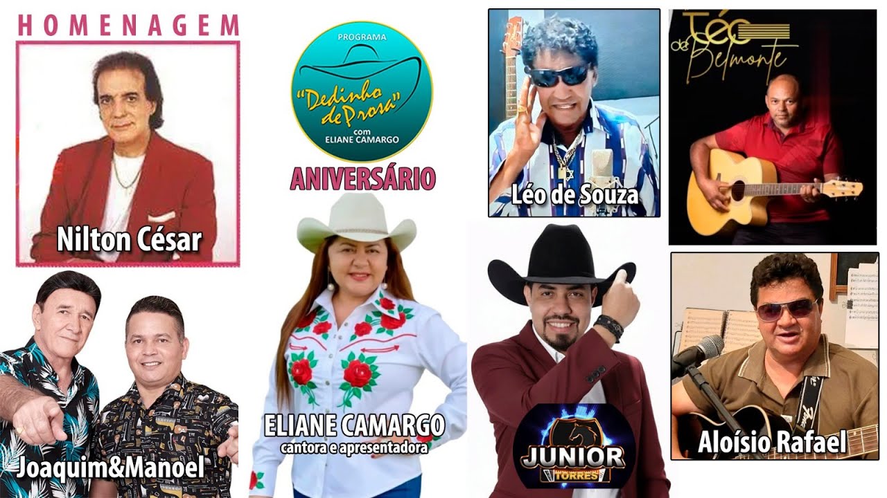 Aniversário da Eliane Camargo com homenagem ao cantor Nilton César