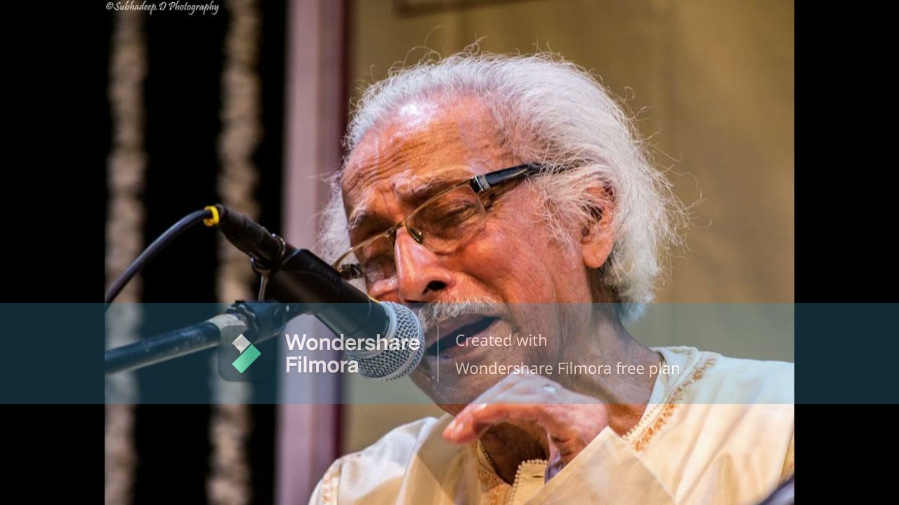 Pandit Amiya Ranjan Banerjee. Raga: Sur Mallar recorded on 2000.