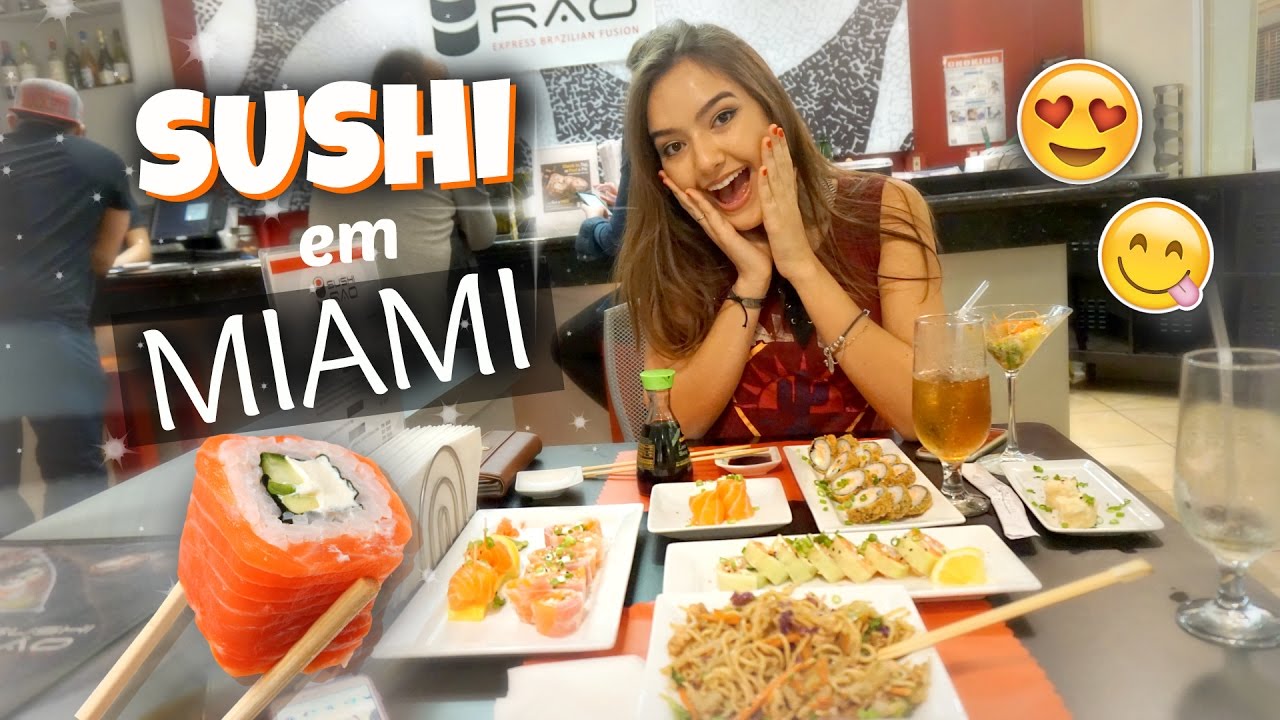 DIA DE SHOPPING E MUITO SUSHI EM MIAMI 👌