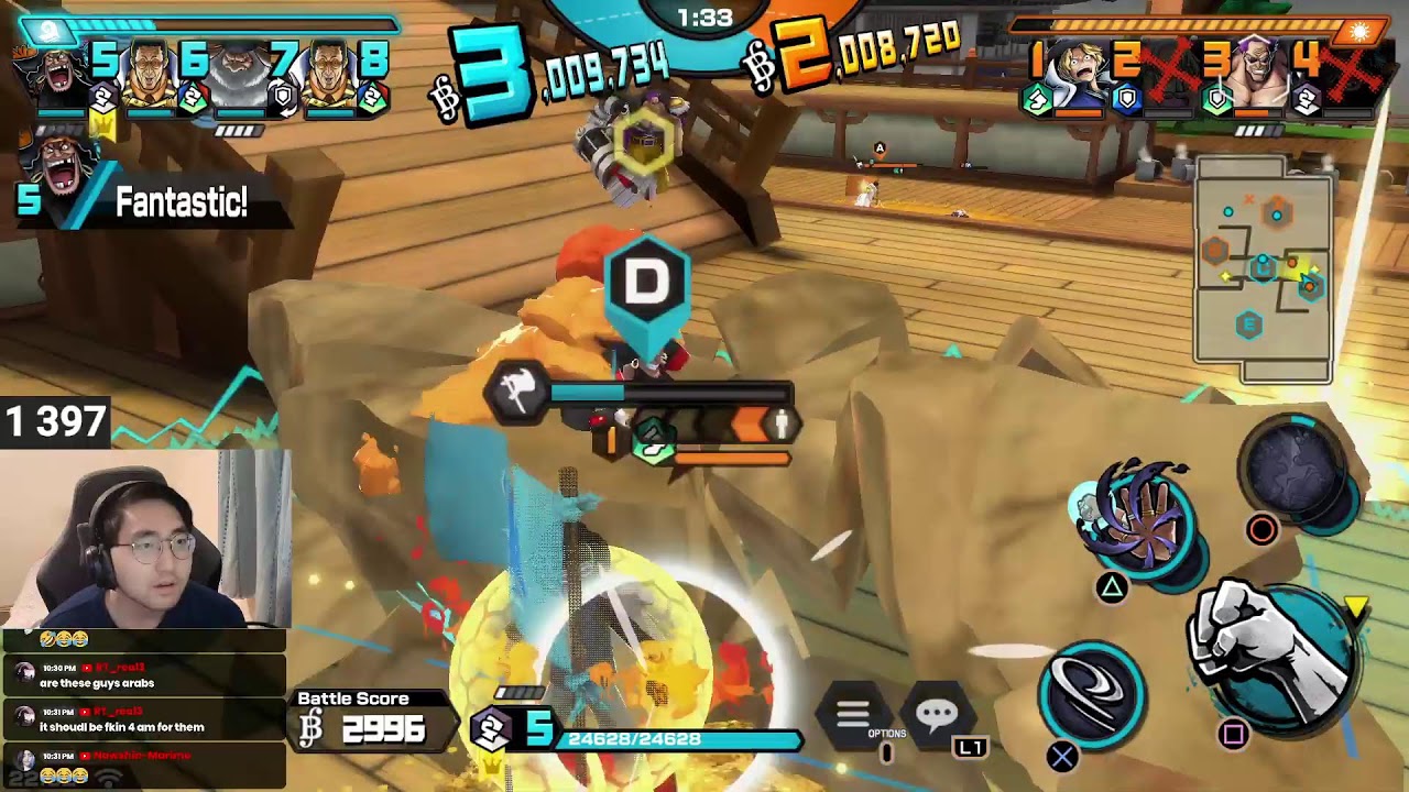 🔴FOR THE LOVE OF JINBEI'S BLUE HOLE FIX THE GODDAMN SERVER!! Chill LB Grind [One Piece Bounty Rush]