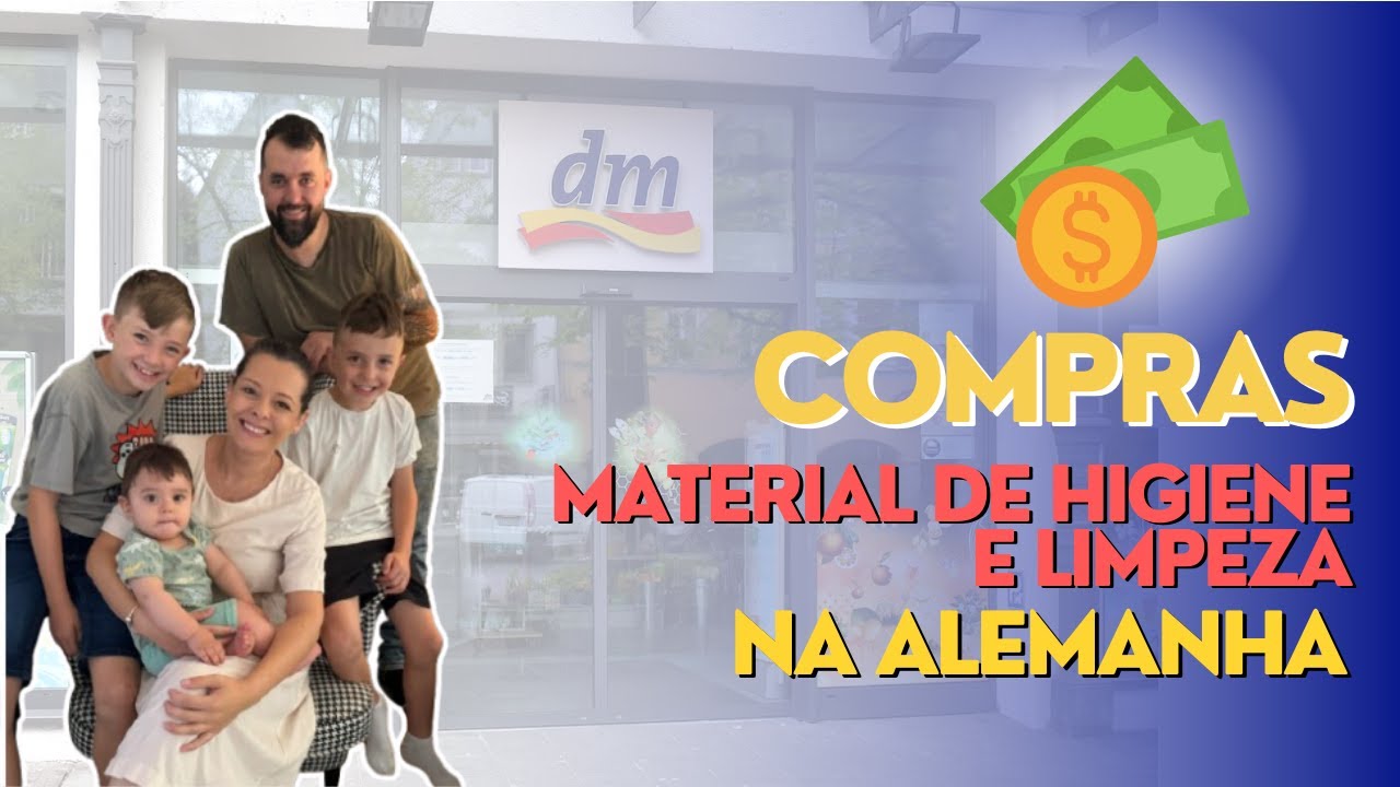 Compras de material de limpeza e higiene [MORAR NA EUROPA]