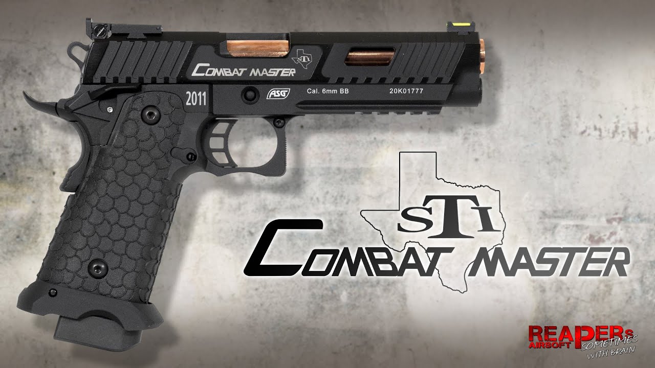 [Review] ASG STI Combat Master 2011 GBB (SRC/KLI Baba Yaga HiCapa) 6mm Airsoft/Softair (DE)