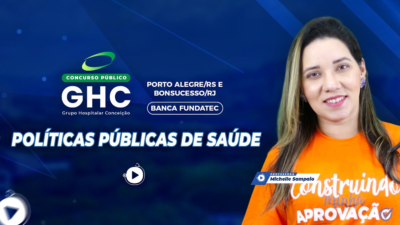 Concurso GHC - Políticas Públicas de Saúde | Banca Fundatec