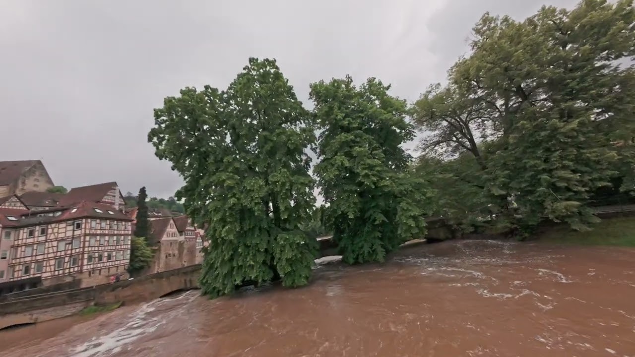 Hochwasser Schwäbisch Hall Juni 2024