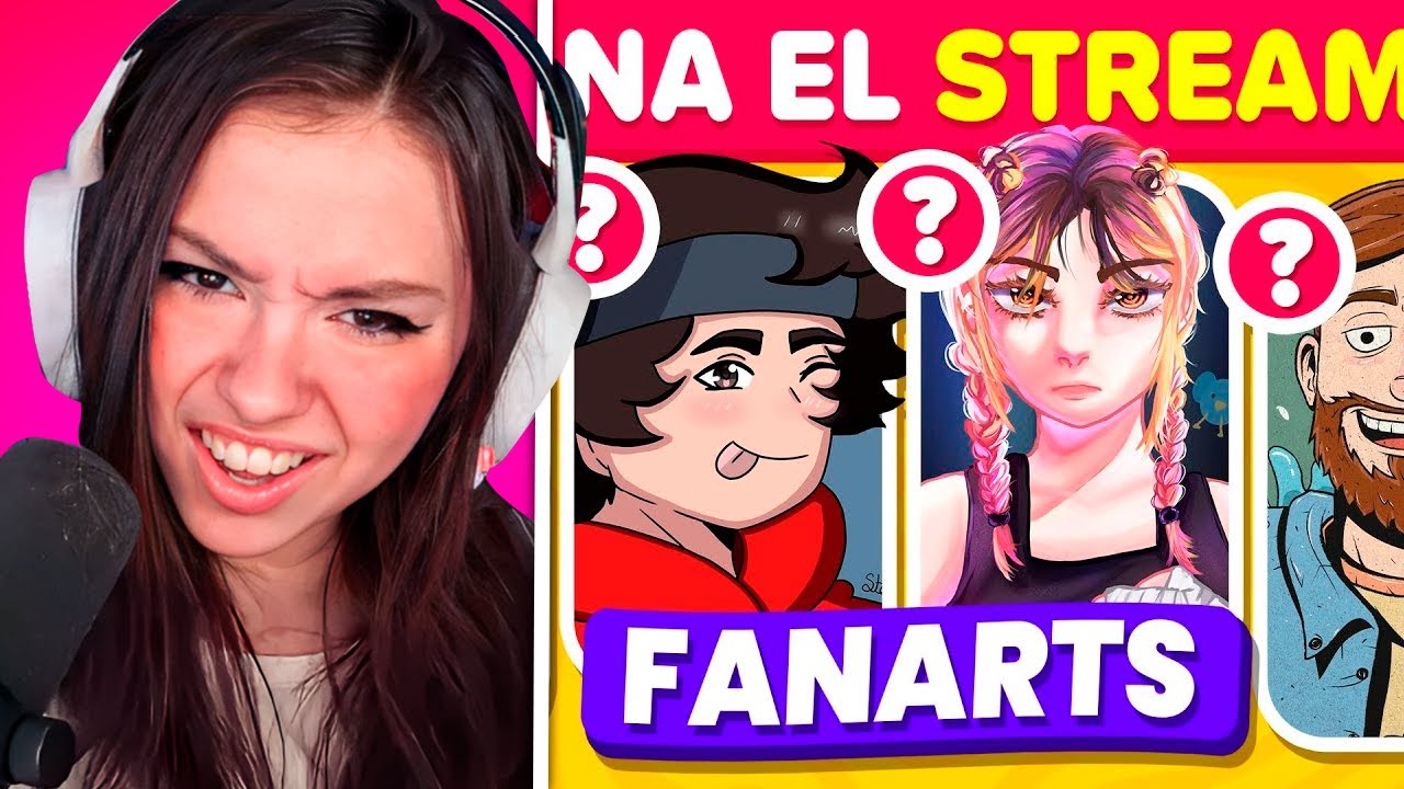 ADIVINA el STREAMER por su FAN ART | ¿Quién es el Streamer del Dibujo? - Mictia REACCIONA a Playquiz
