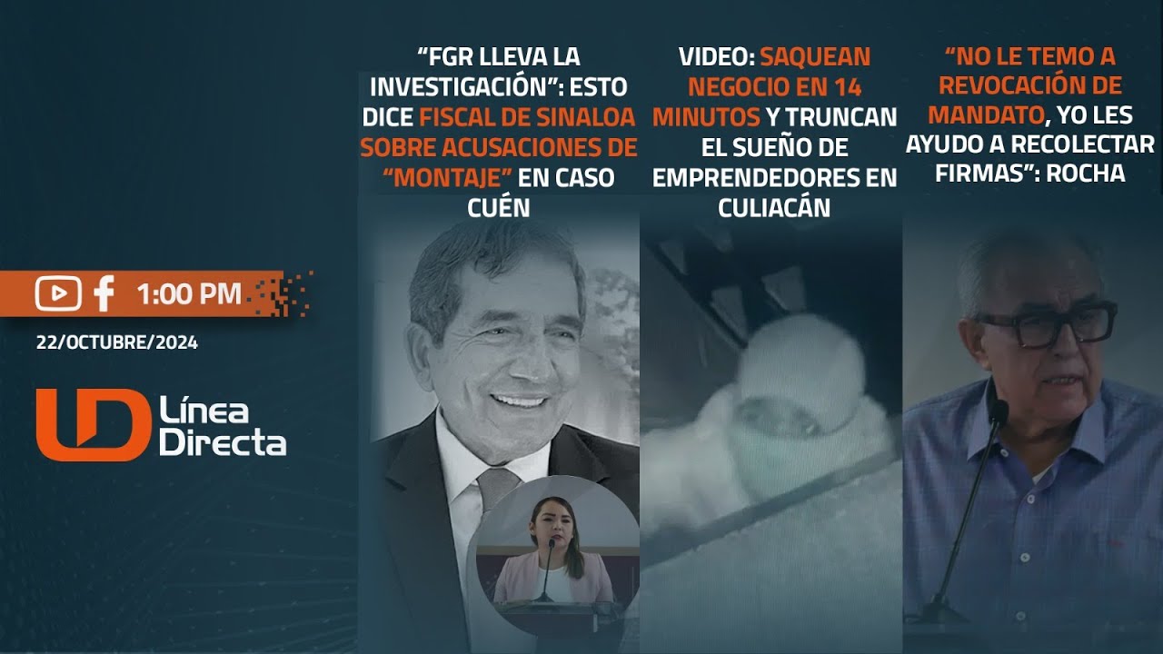 FGR lleva la investigación: Esto dice fiscal de Sinaloa sobre acusaciones de “montaje” en caso Cuén