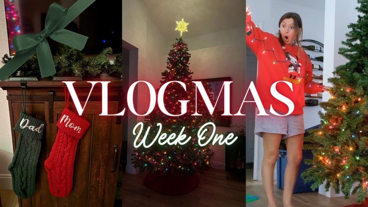 VLOGMAS НЕДЕЛЯ ПЕРВАЯ: украшение дома, День благодарения и Черная пятница, планы на декабрь