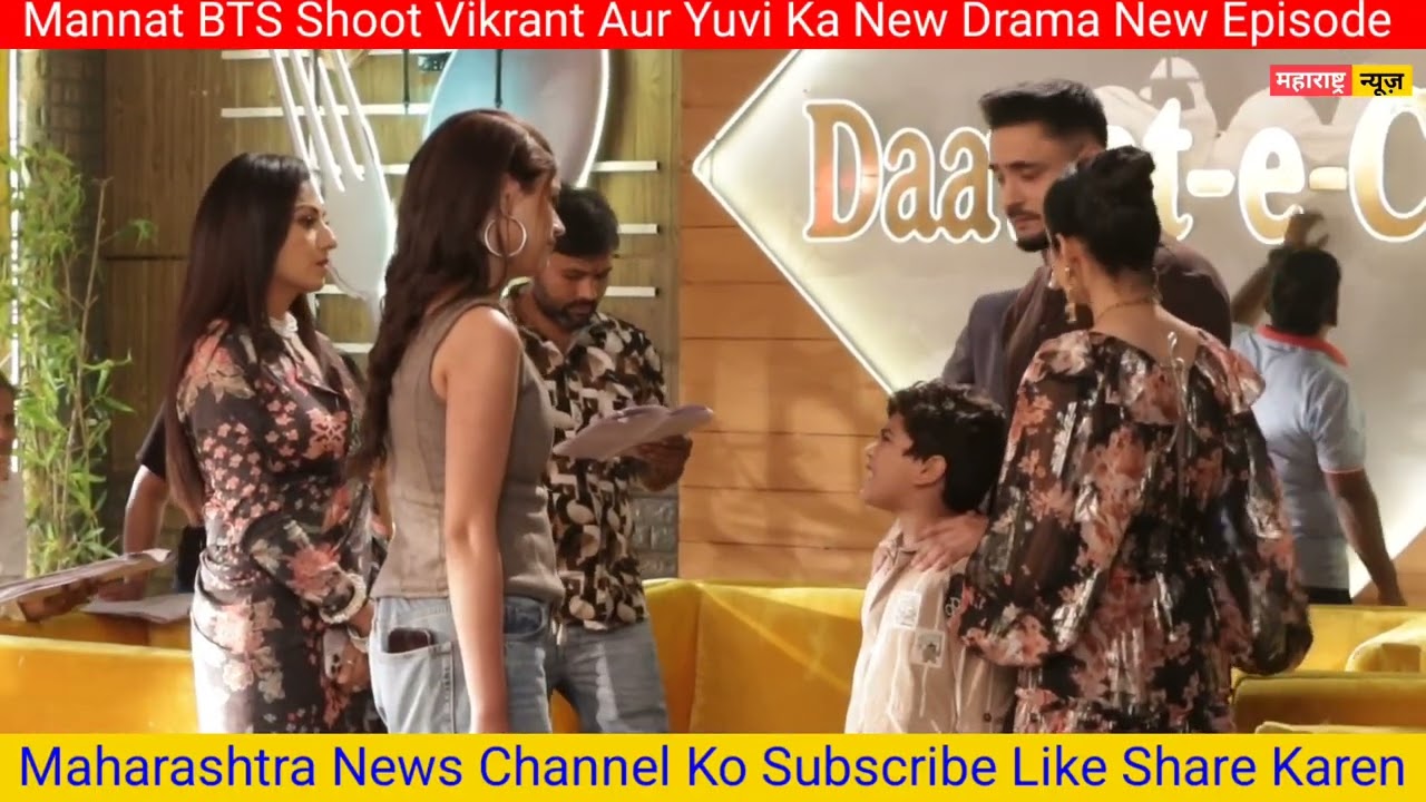 Mannat BTS Shoot Vikrant Aur Yuvi Ka New Drama | New England 