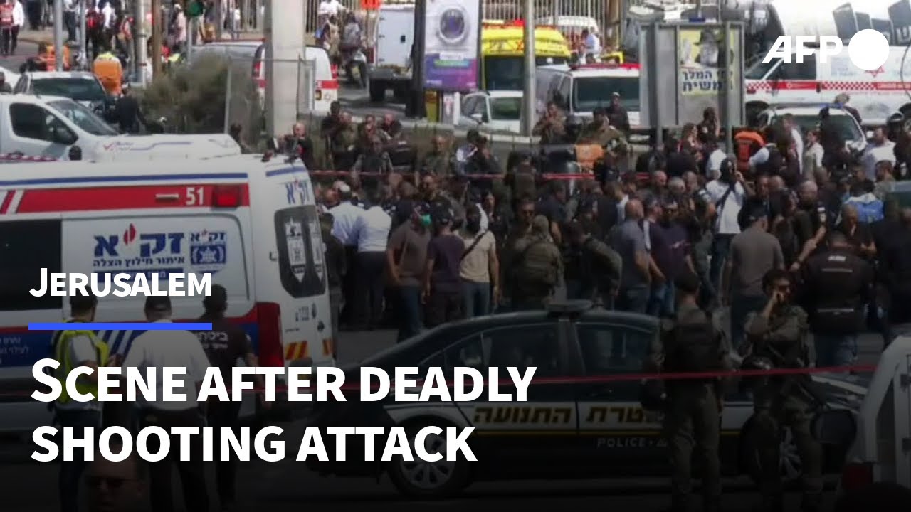 🔴LIVE: Netanyahu arrives at scene after several reported dead in shooting attack in Jerusalem