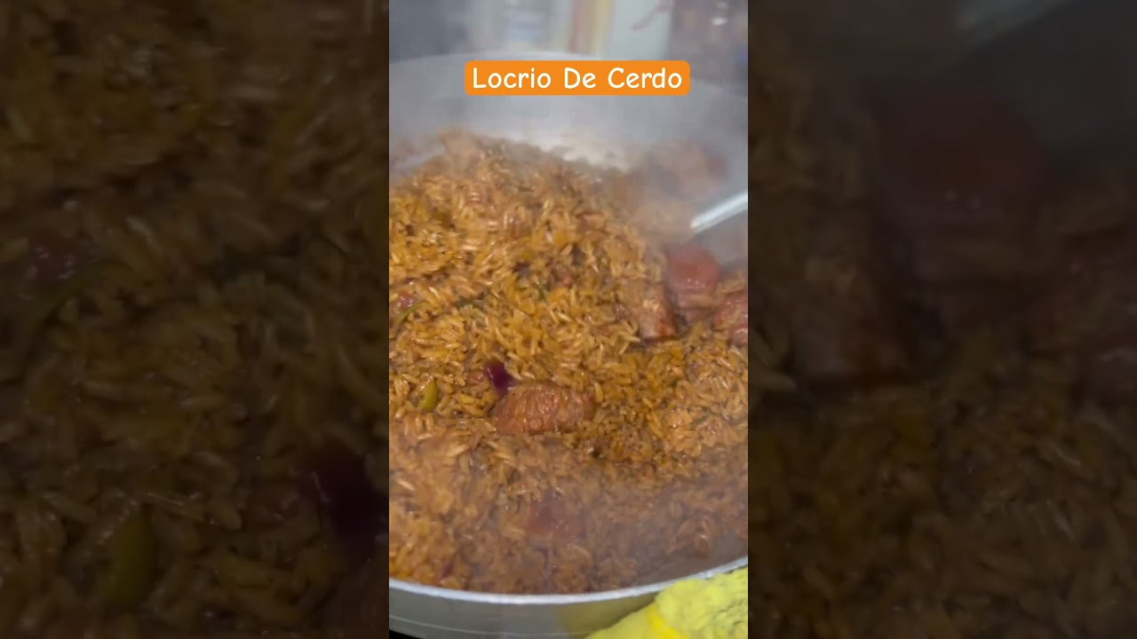 Locrio de cerdo #cerdo #locrio #food #dominicanfood #shorts #comidaviral